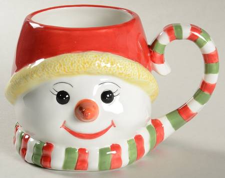 Holiday Celebrations (Green Trim) Mug