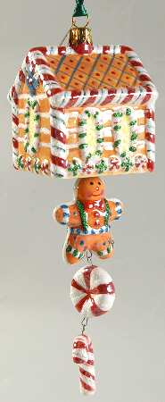 Holiday Celebrations (Green Trim) Ornament by Christopher Radko