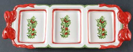 Holiday Celebrations (Green Trim) 3-Part Relish