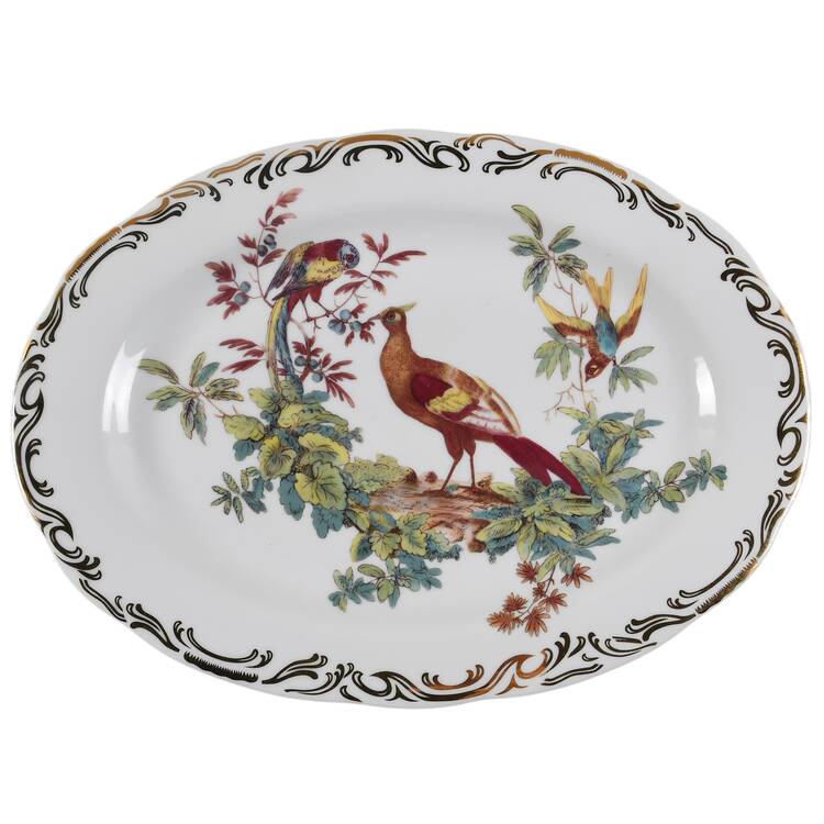 Rutherford's Birds 14" Oval Serving Platter