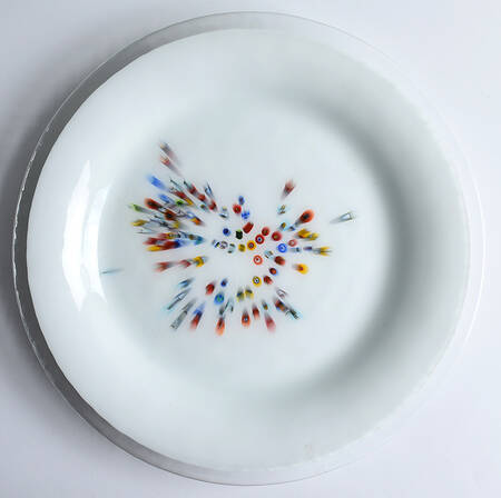 Carnivalle 16" Deep Round Platter