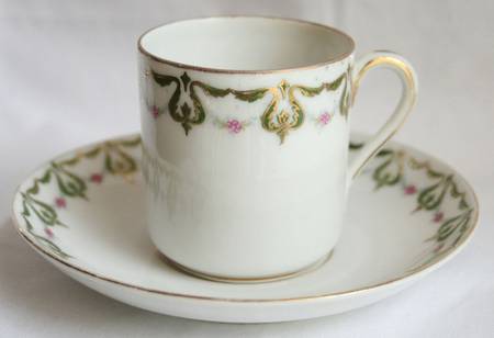 BWD915 Flat Demitasse Cup & Saucer Set