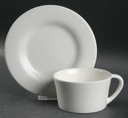 Buffetware Flat Cup & Saucer Set