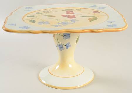 CWQ1 11" Diameter Square Pedestal Cake Stand