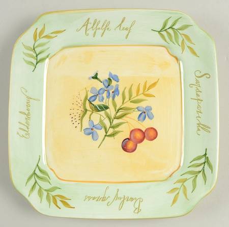 CWQ1 Square Salad Plate