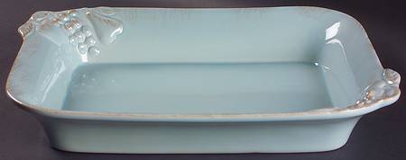 Madeira Harvest (Robin's Egg Blue) 14" Rectangular Baker
