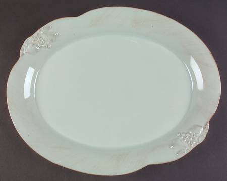 Madeira Harvest (Robin's Egg Blue) 15" Oval Serving Platter