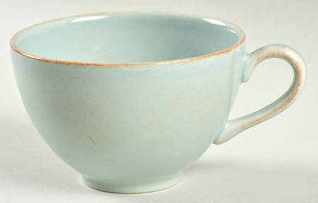Madeira Harvest (Robin's Egg Blue) Flat Cup & Saucer Set