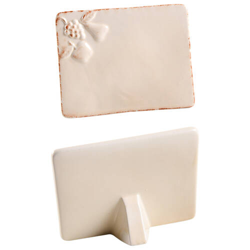 Madeira Harvest (Vanilla Creme) Large Placard/Place Card Holder
