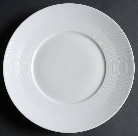 Hemisphere White Salad/Dessert Plate