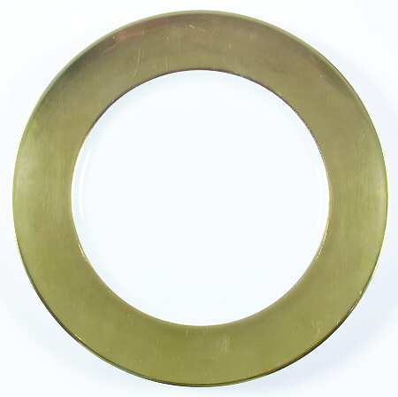 Service Plates Matte (Gold Trim) by Charles Field Haviland