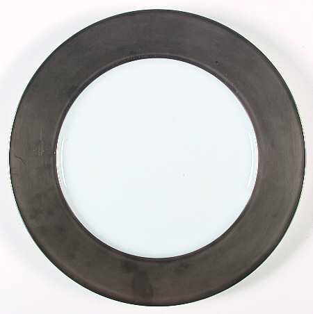 Service Plates Matte (Platinum Trim) by Charles Field Haviland