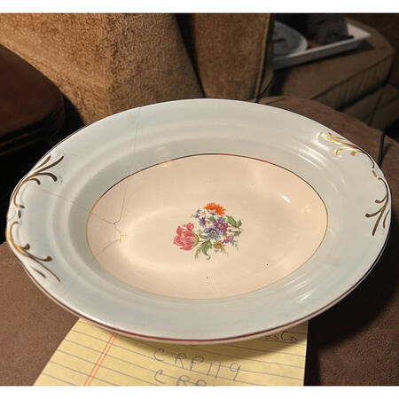 CRP119 9" Oval Vegetable Bowl