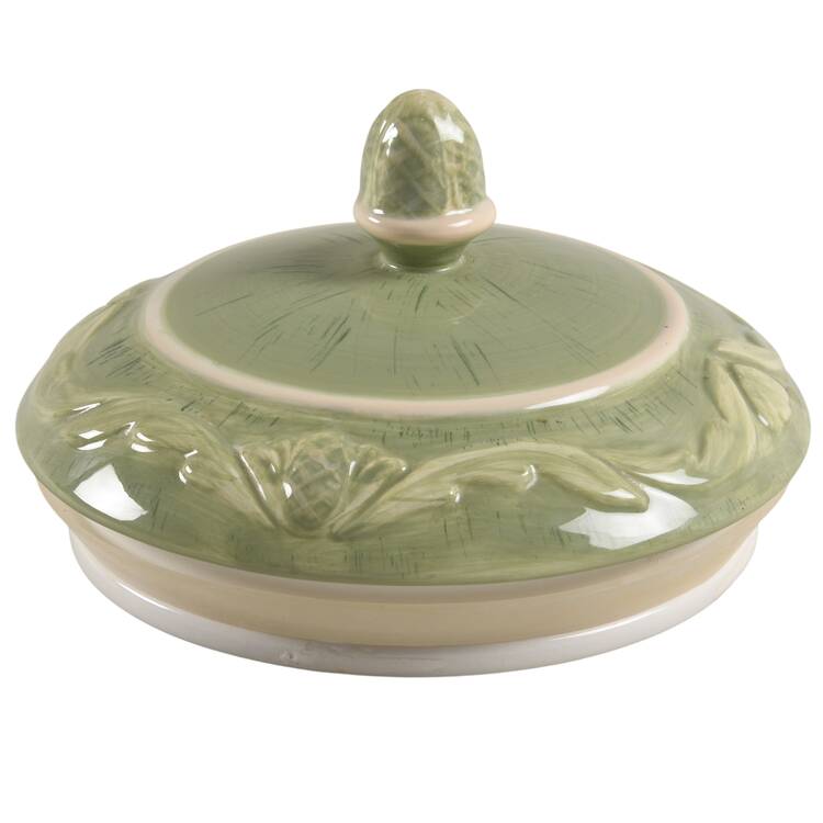 Floral Tapestry Lid for Large Canister
