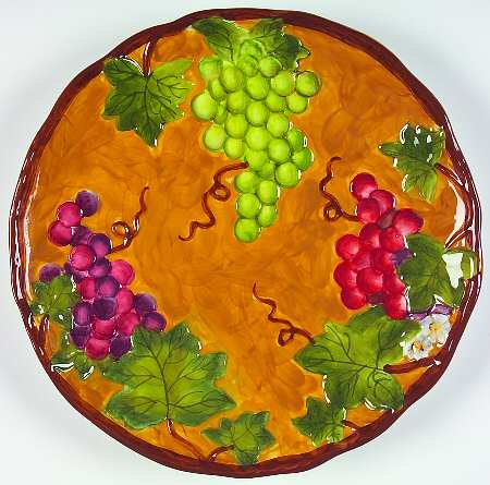 Vineyard Dinner Plate