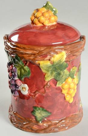 Vineyard Medium Canister & Lid