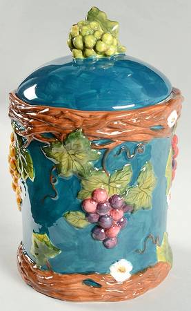 Vineyard Large Canister & Lid
