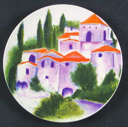 Provence French Country Salad/Dessert Plate