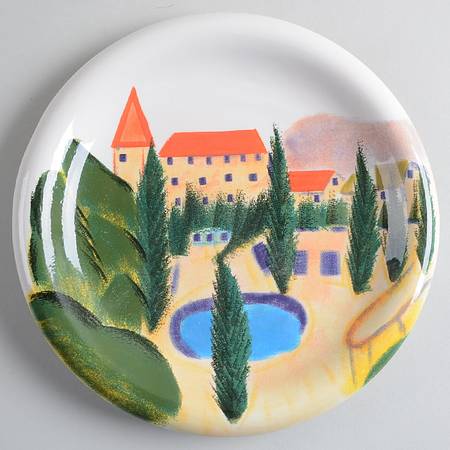 Provence French Country Salad/Dessert Plate