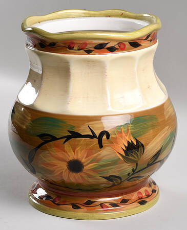 Sunflower (Scalloped Edge) Extra Large Canister No Lid