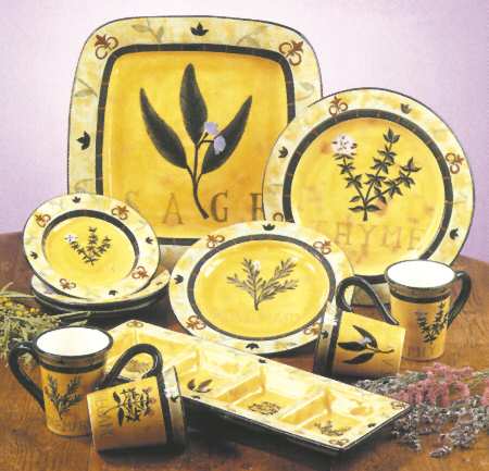 Classic Herbs Yellow by Certified International