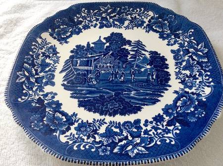 Avon Cottage Blue by Crown Staffordshire