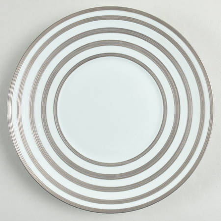 Raye Platine (Platinum) Salad/Dessert Plate