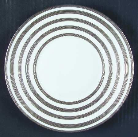 Raye Platine (Platinum) Salad/Dessert Plate