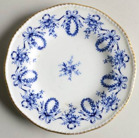 Queensbury Blue (Rope Edge) Bread & Butter Plate