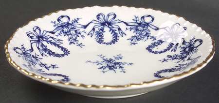 Queensbury Blue (Rope Edge) Fruit/Dessert (Sauce) Bowl