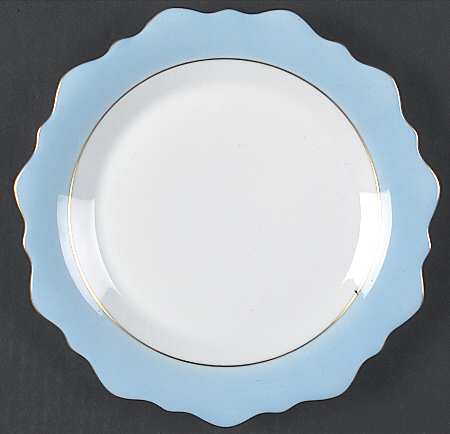 Samoa Light Blue (Bleu Pastel) Salad/Dessert Plate