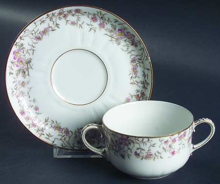 CHF897 Flat Bouillon Cup & Saucer