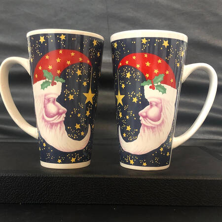 Celestial Santa Latte Mug
