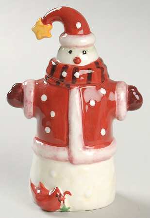 Cool Snowman Figural Salt Shaker
