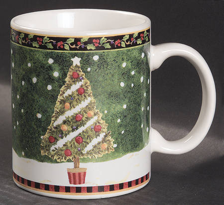Antique Christmas Mug