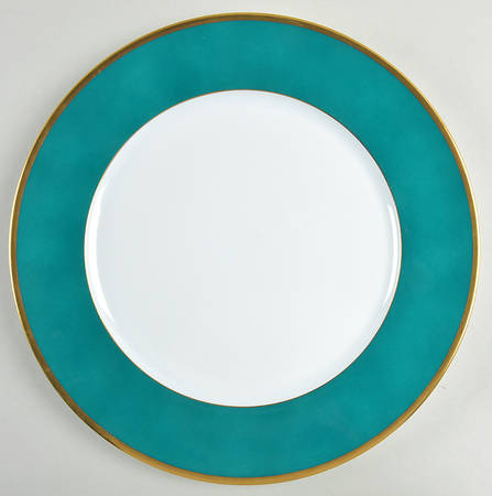 Arc En Ciel Vert Canard (Teal) Service Plate (Charger)