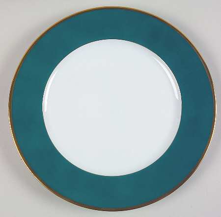 Arc En Ciel Vert Canard (Teal) Service Plate (Charger)
