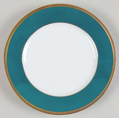 Arc En Ciel Vert Canard (Teal) Salad Plate