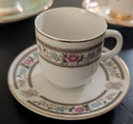 CX183 Flat Demitasse Cup & Saucer Set