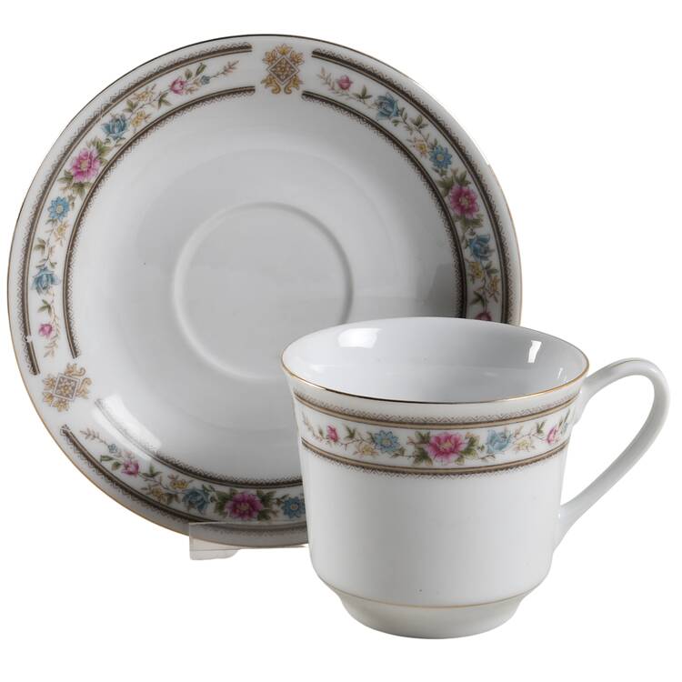 CX183 Footed Cup & Saucer Set