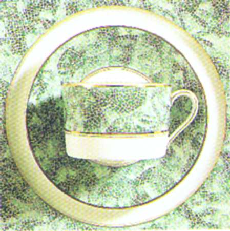 Mosaique Green by Charles Field Haviland
