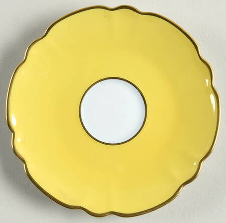 Eventail Yellow Saucer for Demitasse Cup