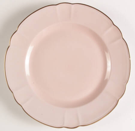 Eventail Pink Rose Opale Dinner Plate