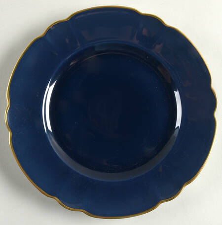 Eventail Dark Blue (Blue Ambassade) Salad Plate