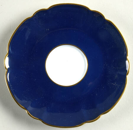 Eventail Dark Blue (Blue Ambassade) Saucer