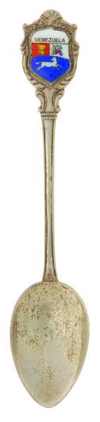 Venezuela Souvenir Spoons(Sterling) Venezuela Demitasse Spoon