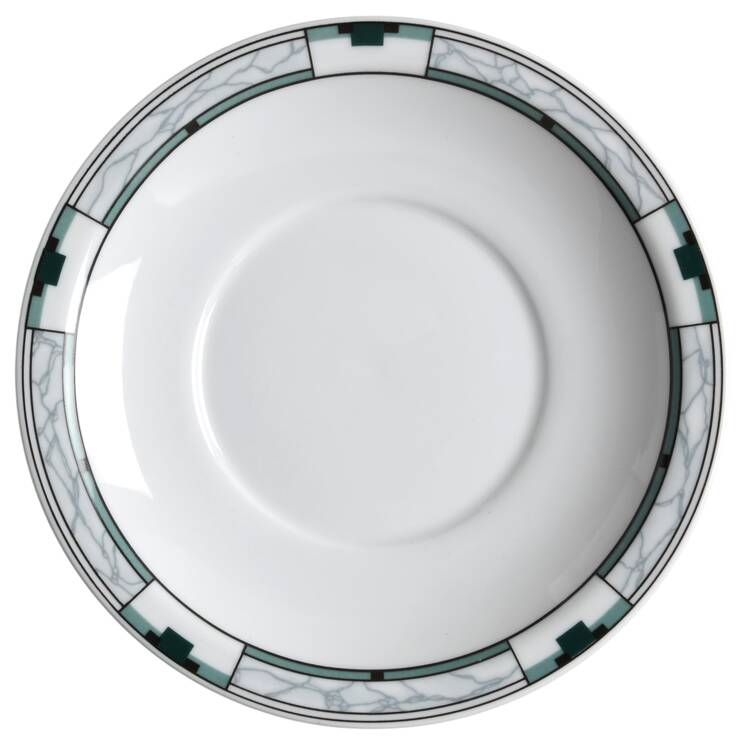 Prestige Aqua Black Saucer