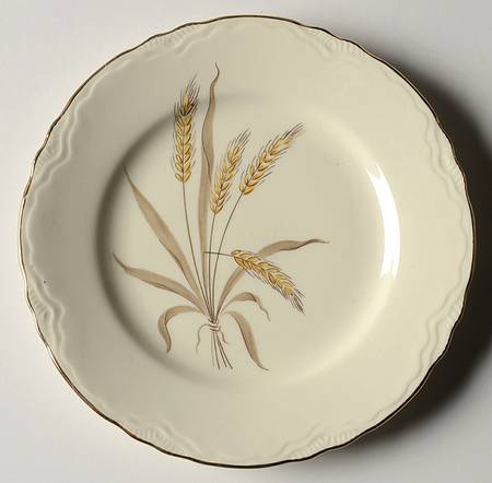 Harvest Gold Bread & Butter Plate