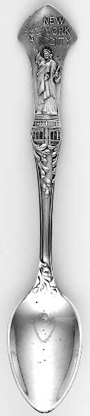 Tiffany & Co Souvenir Spoon New York City-Statue Of Liberty - No Box