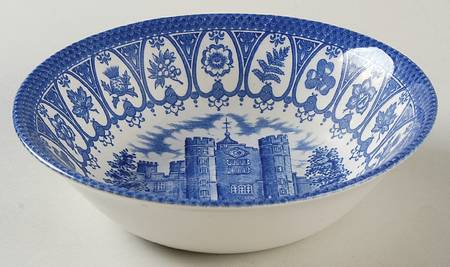 English Heritage Blue Coupe Cereal Bowl